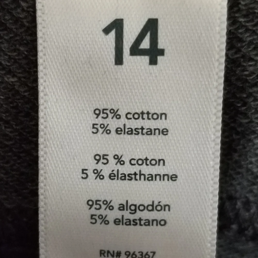 Oshkosh Gray Stretch Skinny Pants Leggings Size 14